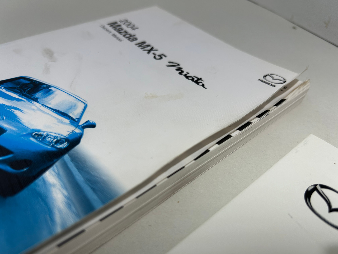 2004 Mazda Miata Factory Owner's Manual w/ Case / NB209 - Redline