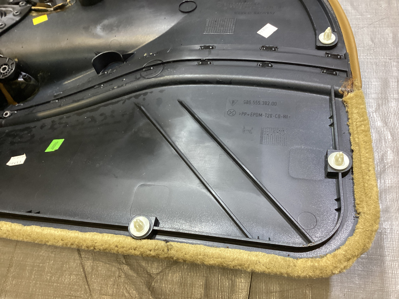 1999-2004 Porsche 986 Boxster Interior Door Panels / Luxor Beige