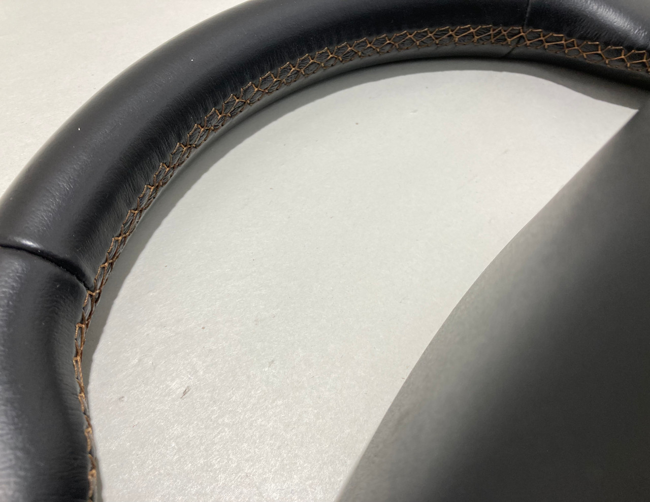 2015-2017 Chevrolet C7 Corvette Stingray Black Leather Flat Bottom