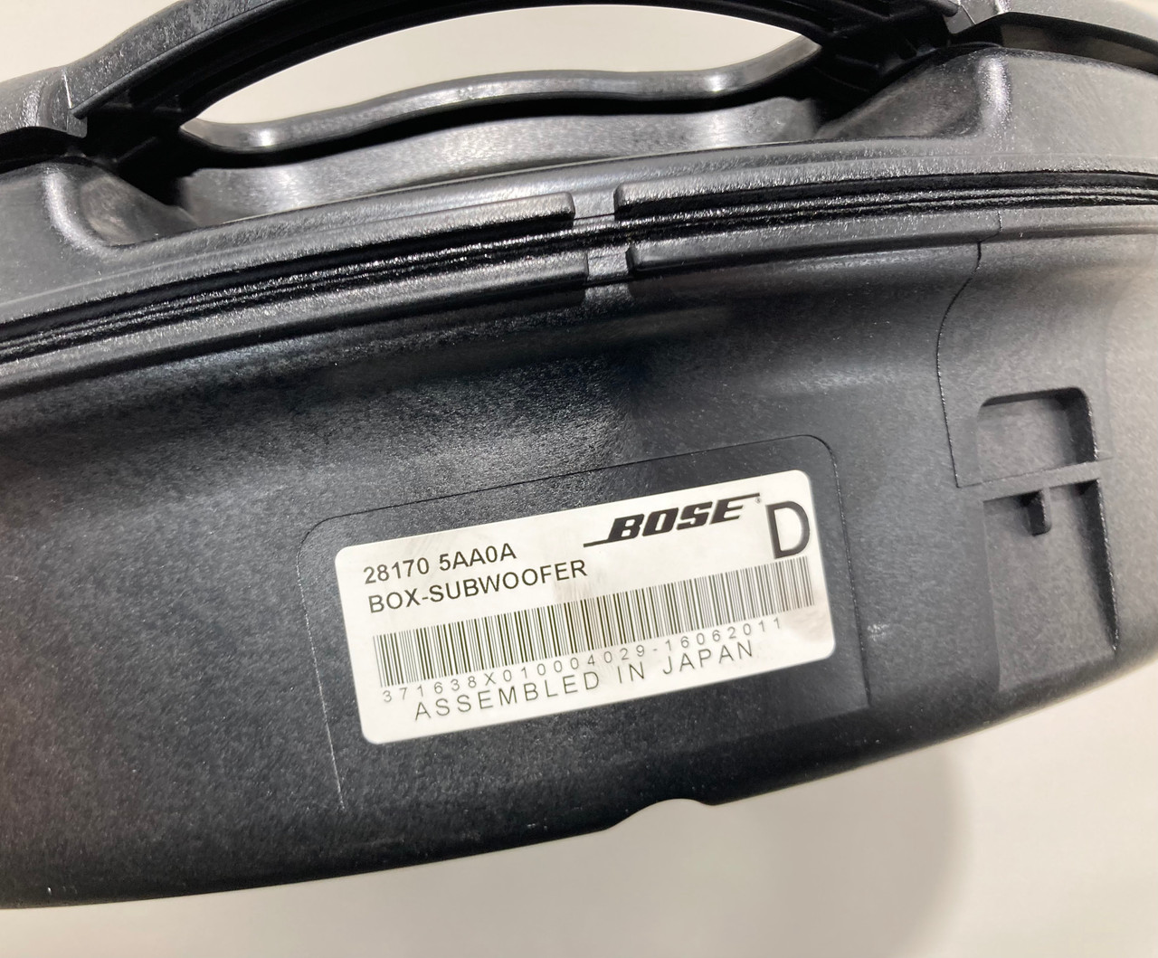 2015-2020 Nissan 370Z Bose Audio Subwoofer Speaker / OEM / 7Z020