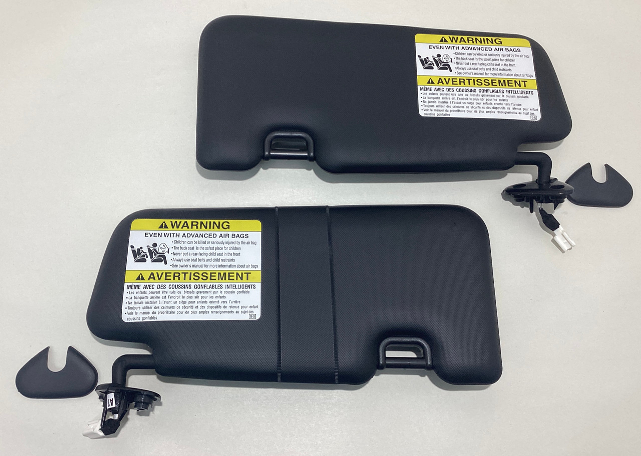 2022-2024 Subaru WRX OEM Sun Visors / Pair / SW001 - Redline