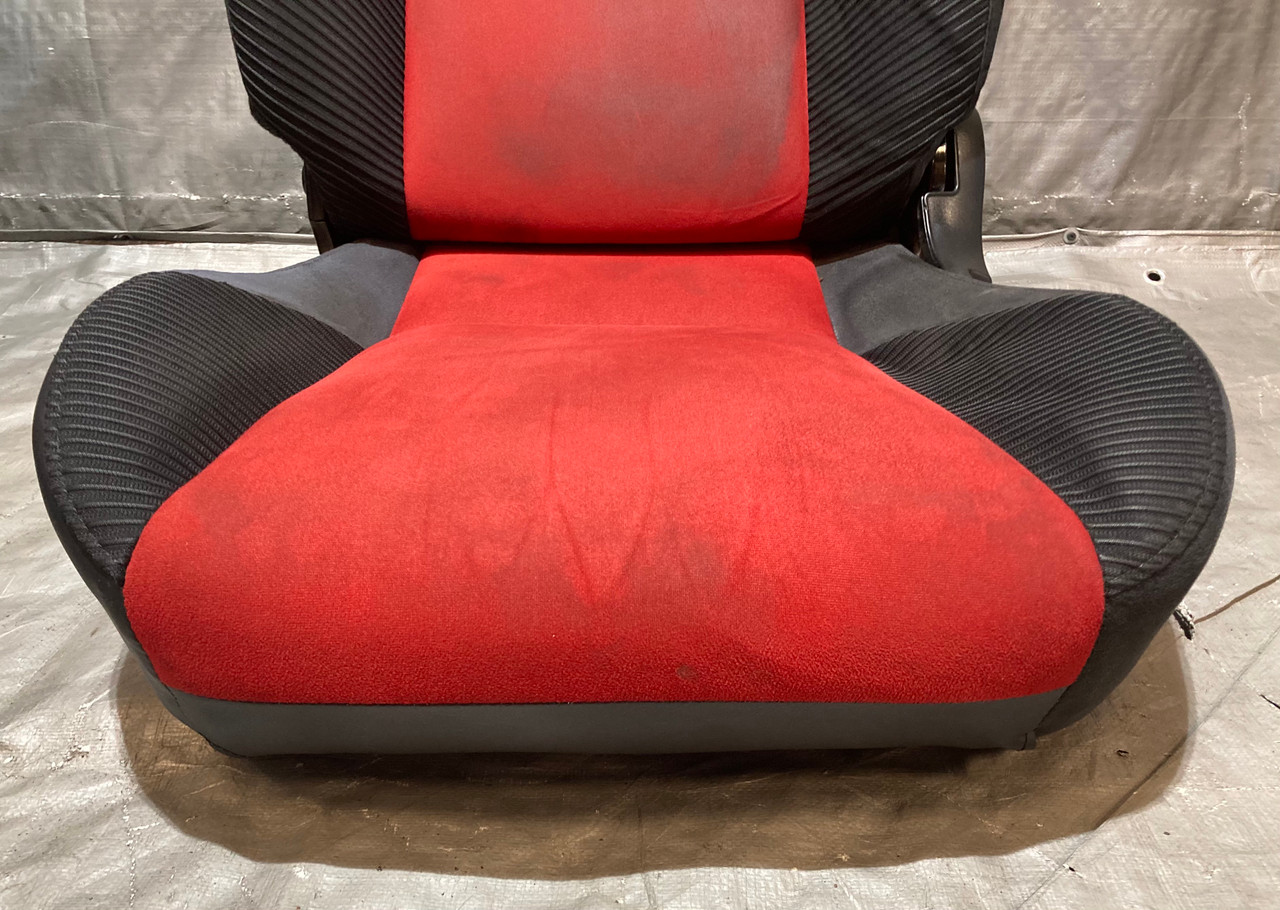 2004-2005 Mazdaspeed Black / Red Cloth Seats / Pair / NB219