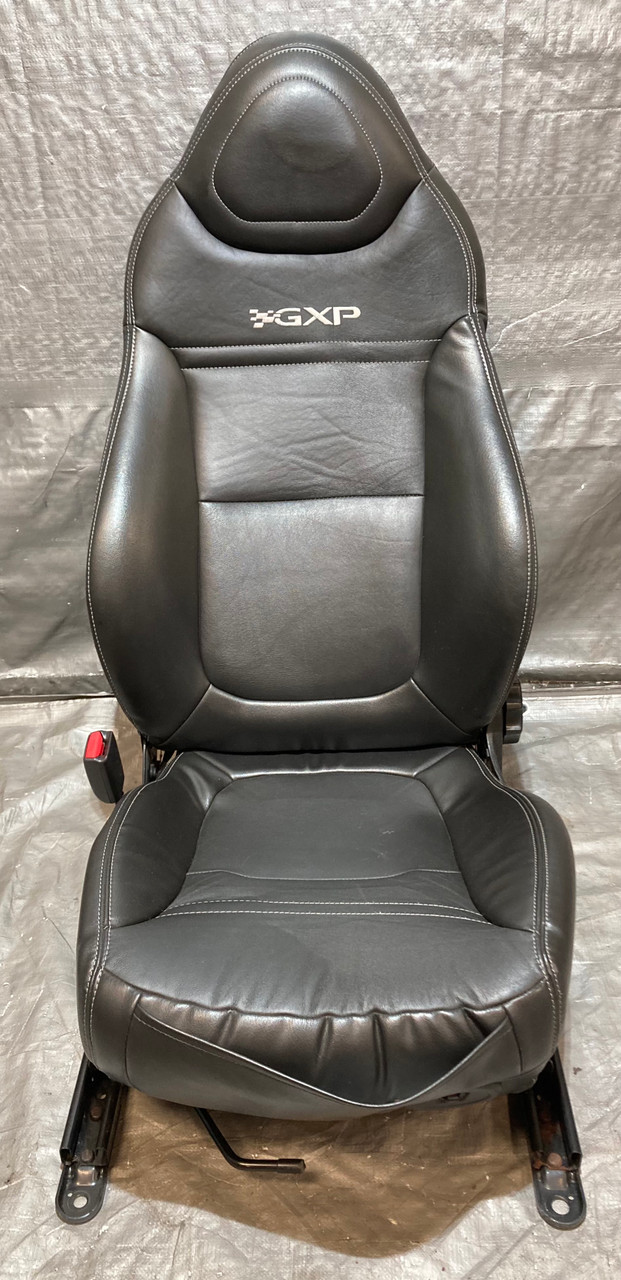 2006-2009 Pontiac Solstice GXP Driver Side Black Leather Seat