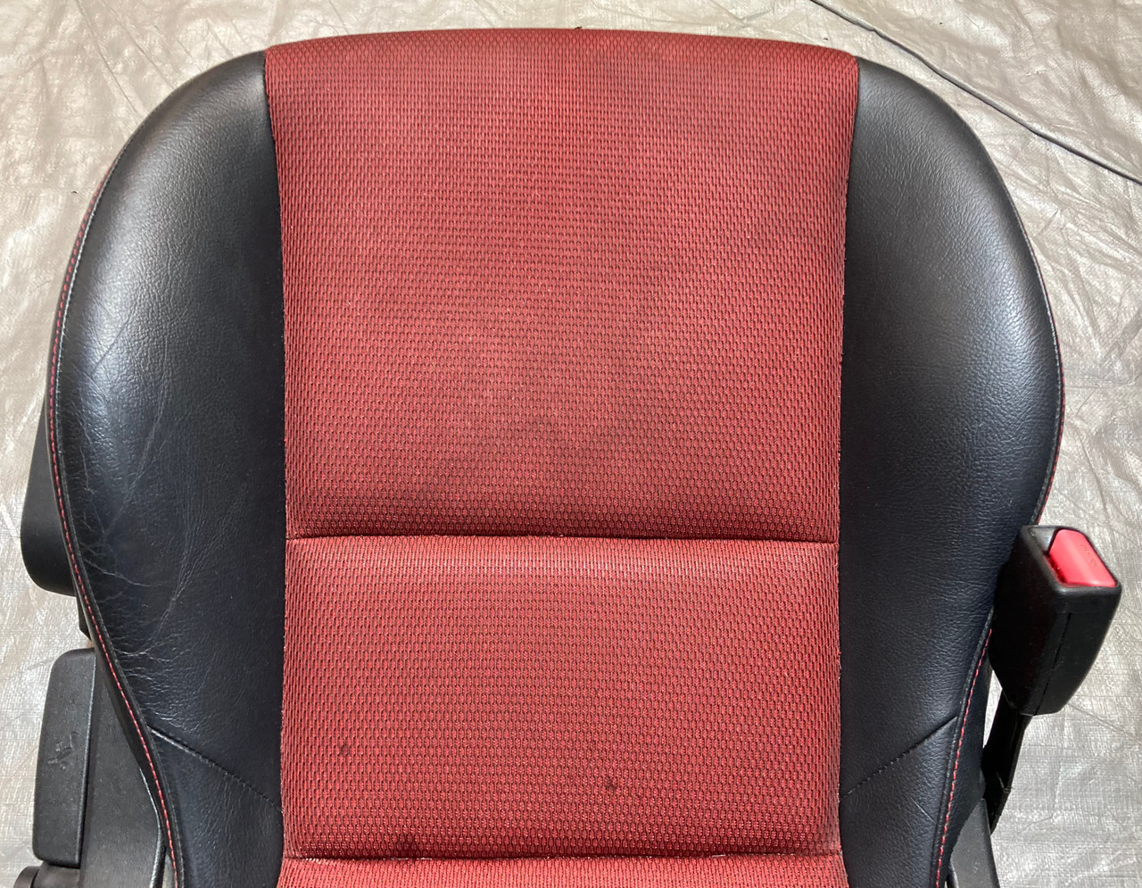 2013-2016 Hyundai Genesis Coupe R-Spec Red Cloth Seats / Pair