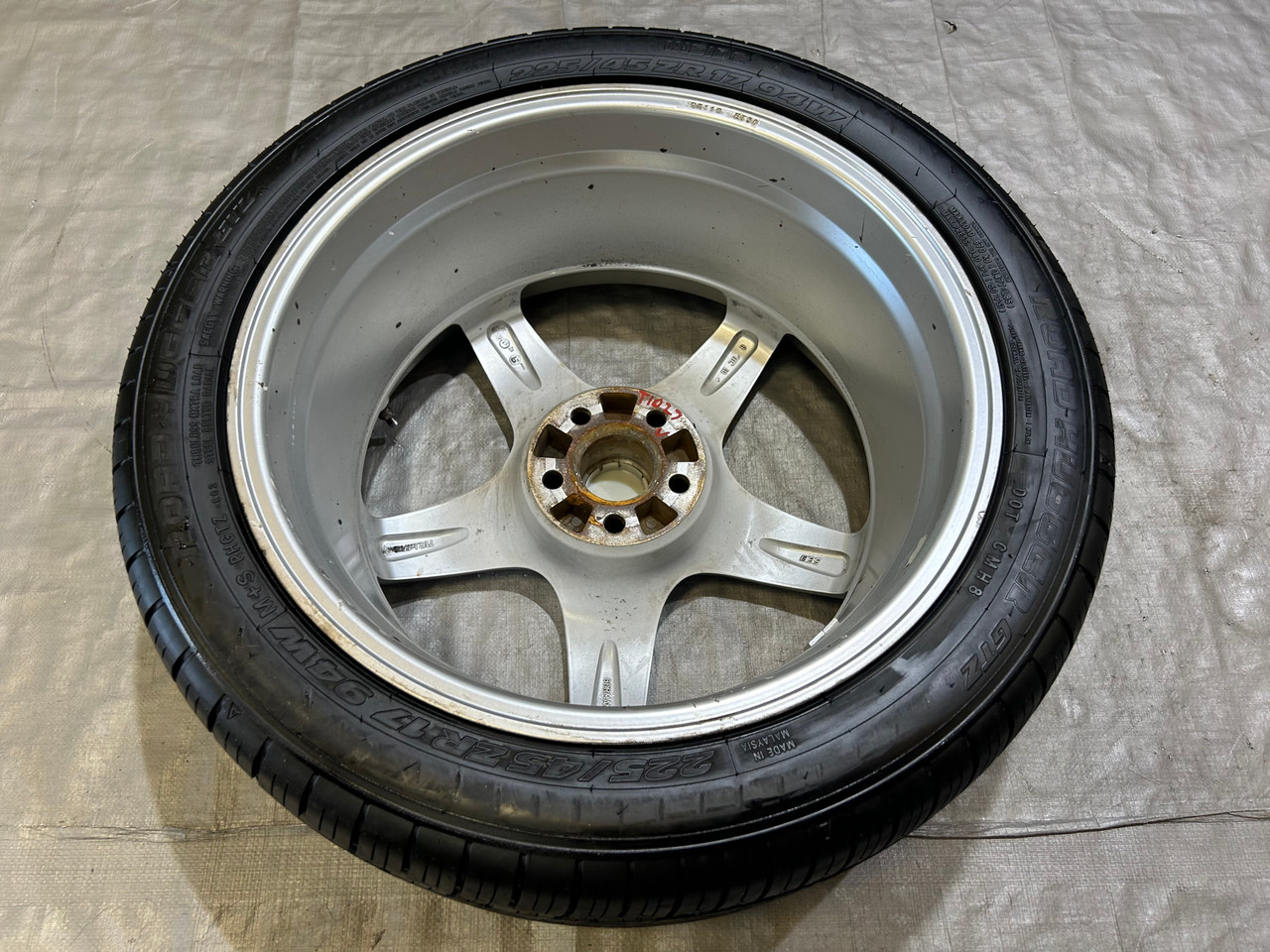 Set of 3 ABT Wheels Rims w/ Tires / 17x7.5