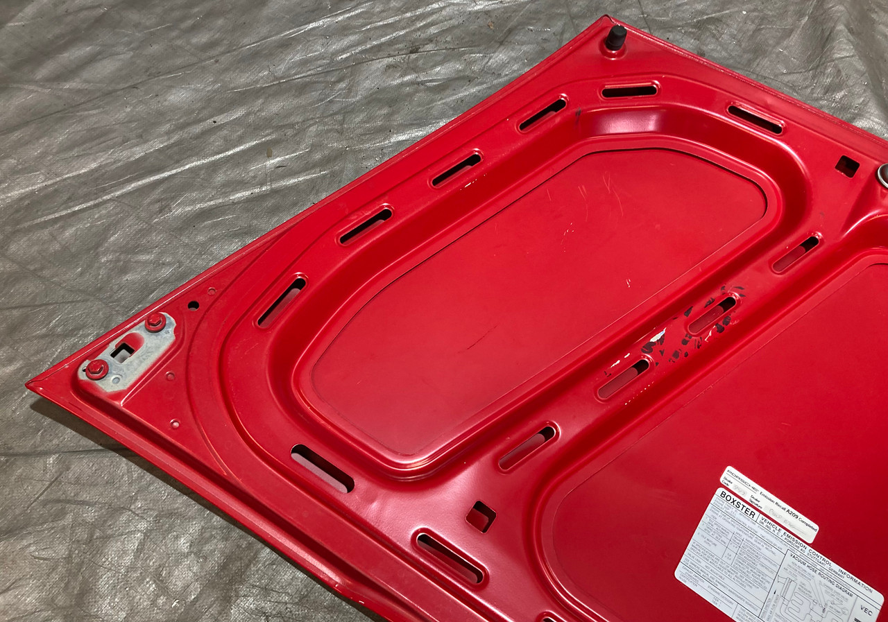 1997-2004 Porsche 986 Boxster S Rear Trunk Lid Panel / Guards Red