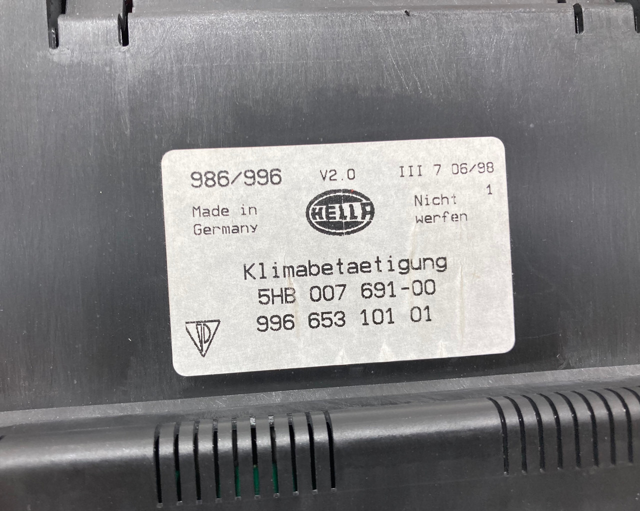 1997-2001 Porsche 986 Boxster / 99-01 996 911 Auto Dual