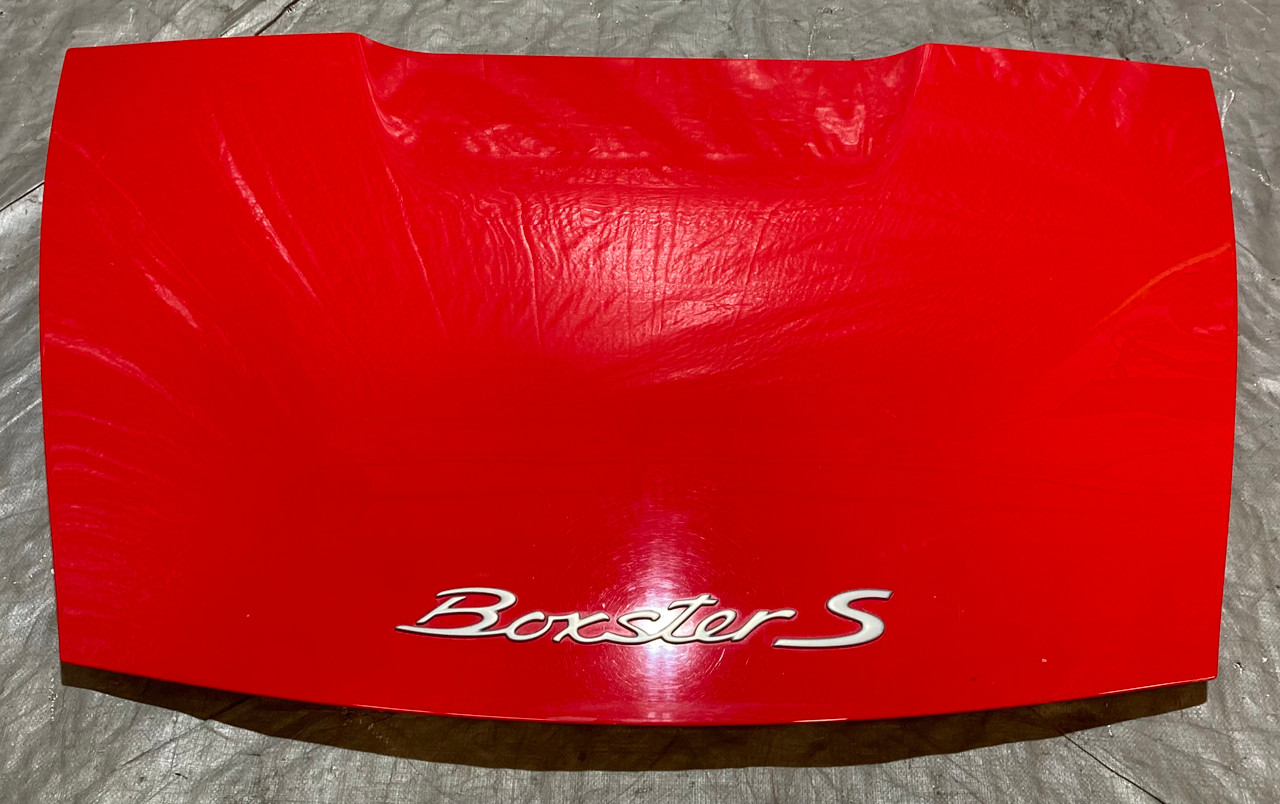 1997-2004 Porsche 986 Boxster S Rear Trunk Lid Panel / Guards Red