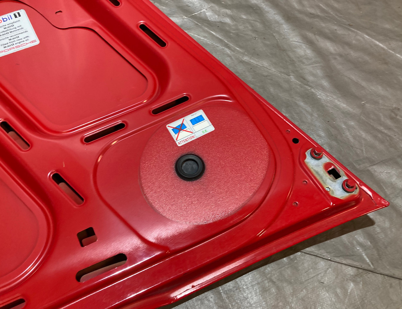 1997-2004 Porsche 986 Boxster S Rear Trunk Lid Panel / Guards Red