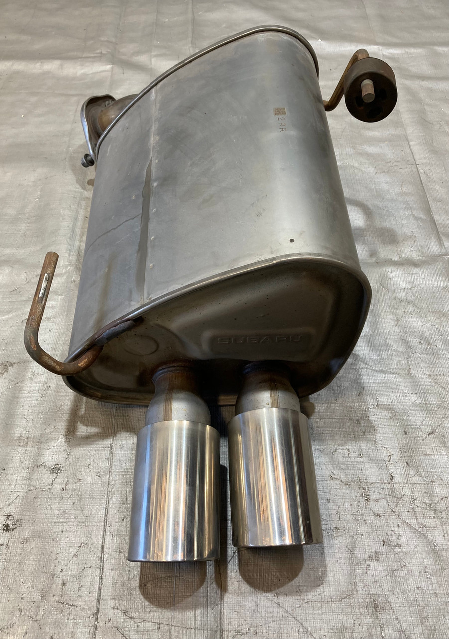 2018-2020 Subaru WRX STI Passenger Side Exhaust Muffler w/ Tips