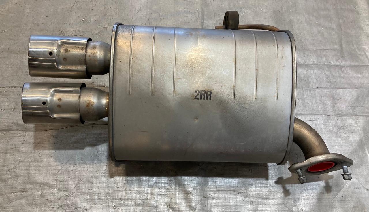 2018-2020 Subaru WRX STI Passenger Side Exhaust Muffler w/ Tips