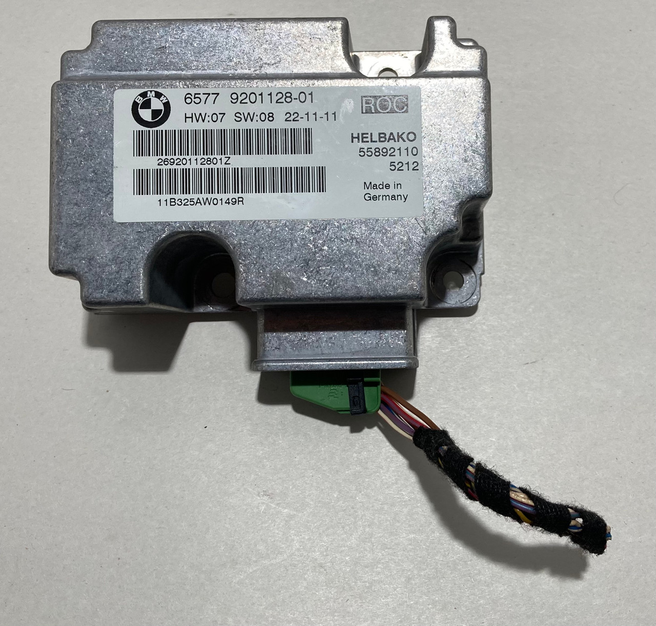 2009-2015 Mini Cooper R57 Convertible ROC Rollover Control Module