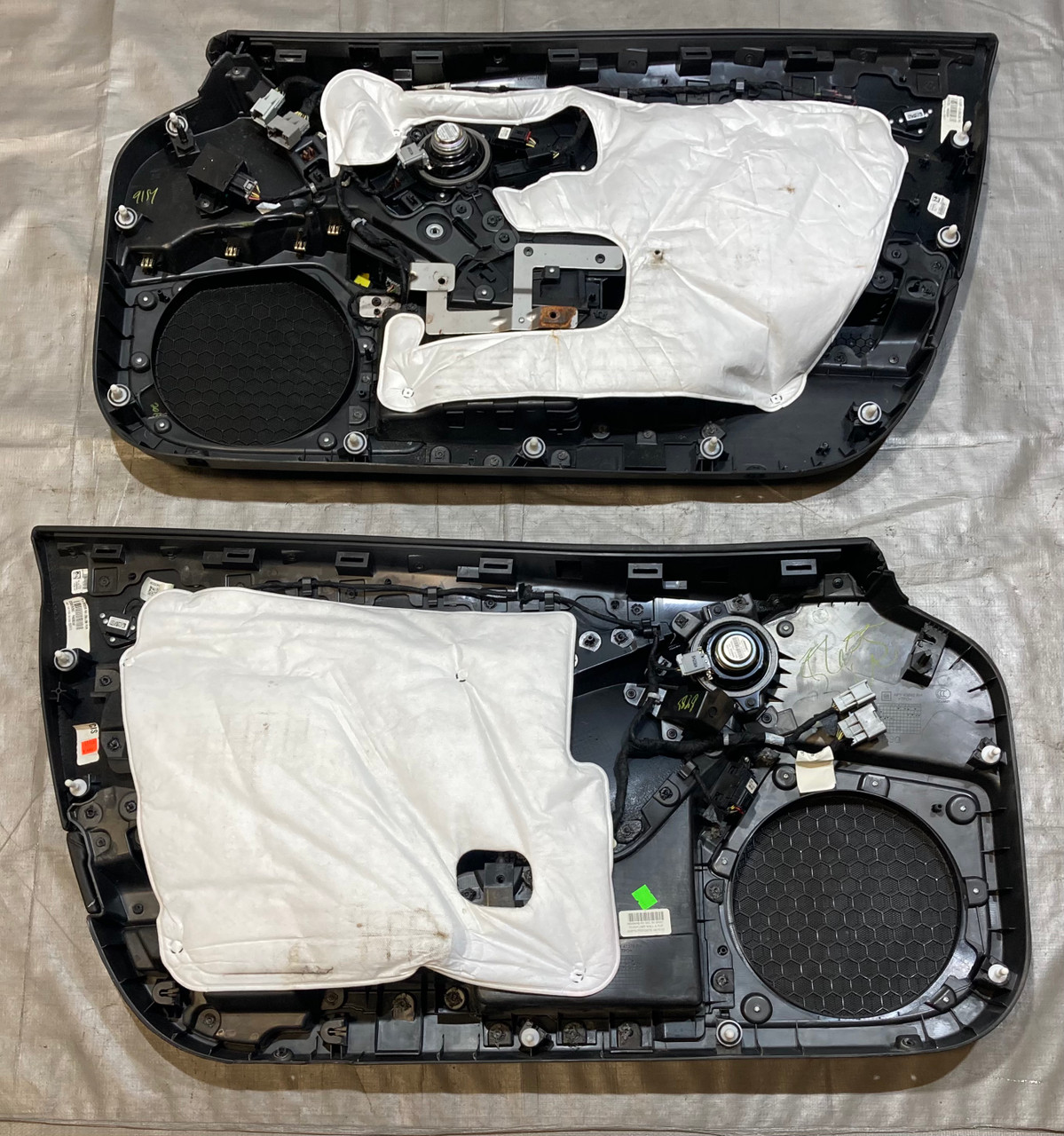 2014-2019 Chevrolet C7 Corvette 2LT Interior Door Panels / Black