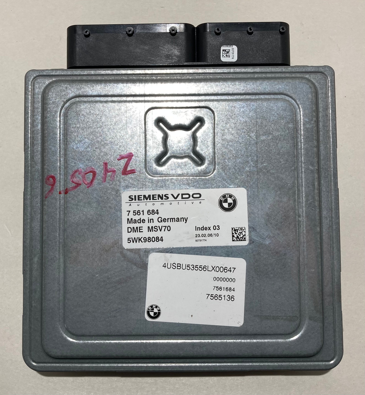 2006 E85 BMW Z4 3.0si Engine Control Module ECU DME / 7561684