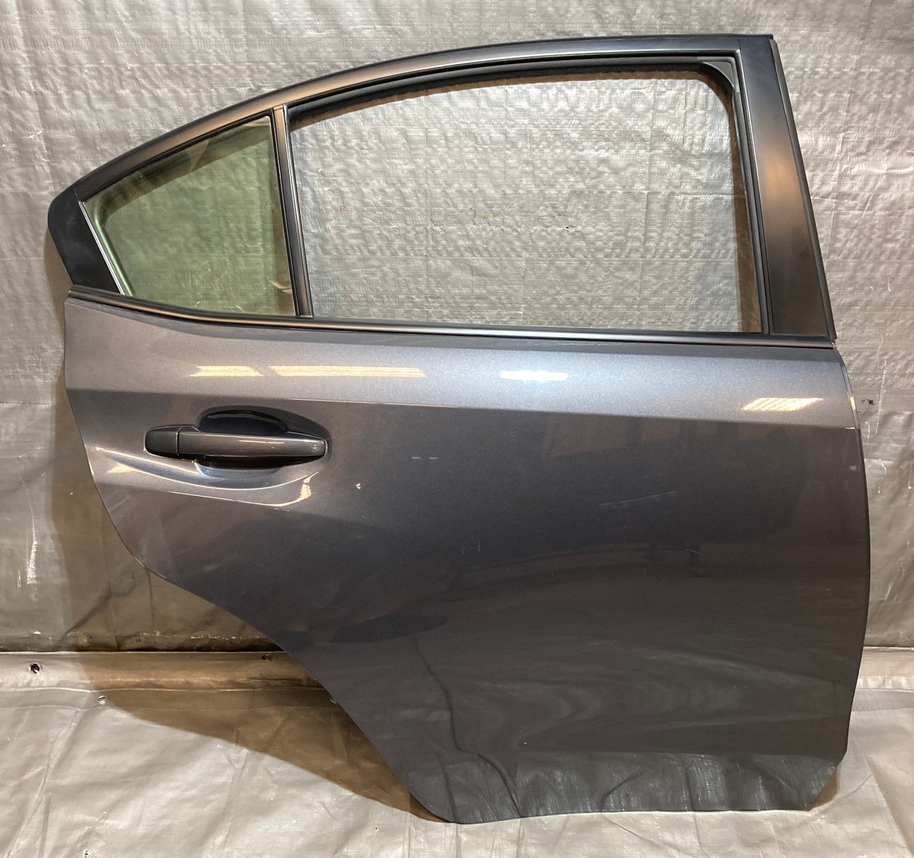 2015-2021 Subaru WRX STI Passenger Rear Door Assembly / Magnetite