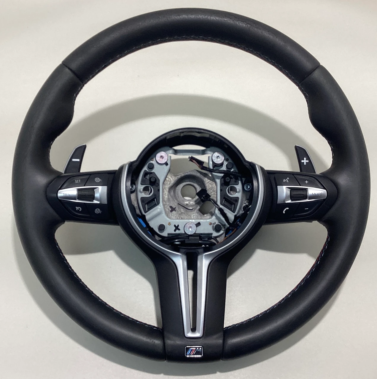 2015-2020 F80 F82 F87 BMW M2 M3 M4 M Sport Black Leather Steering Wheel / Automatic *Cosmetic Wear* / F8M05