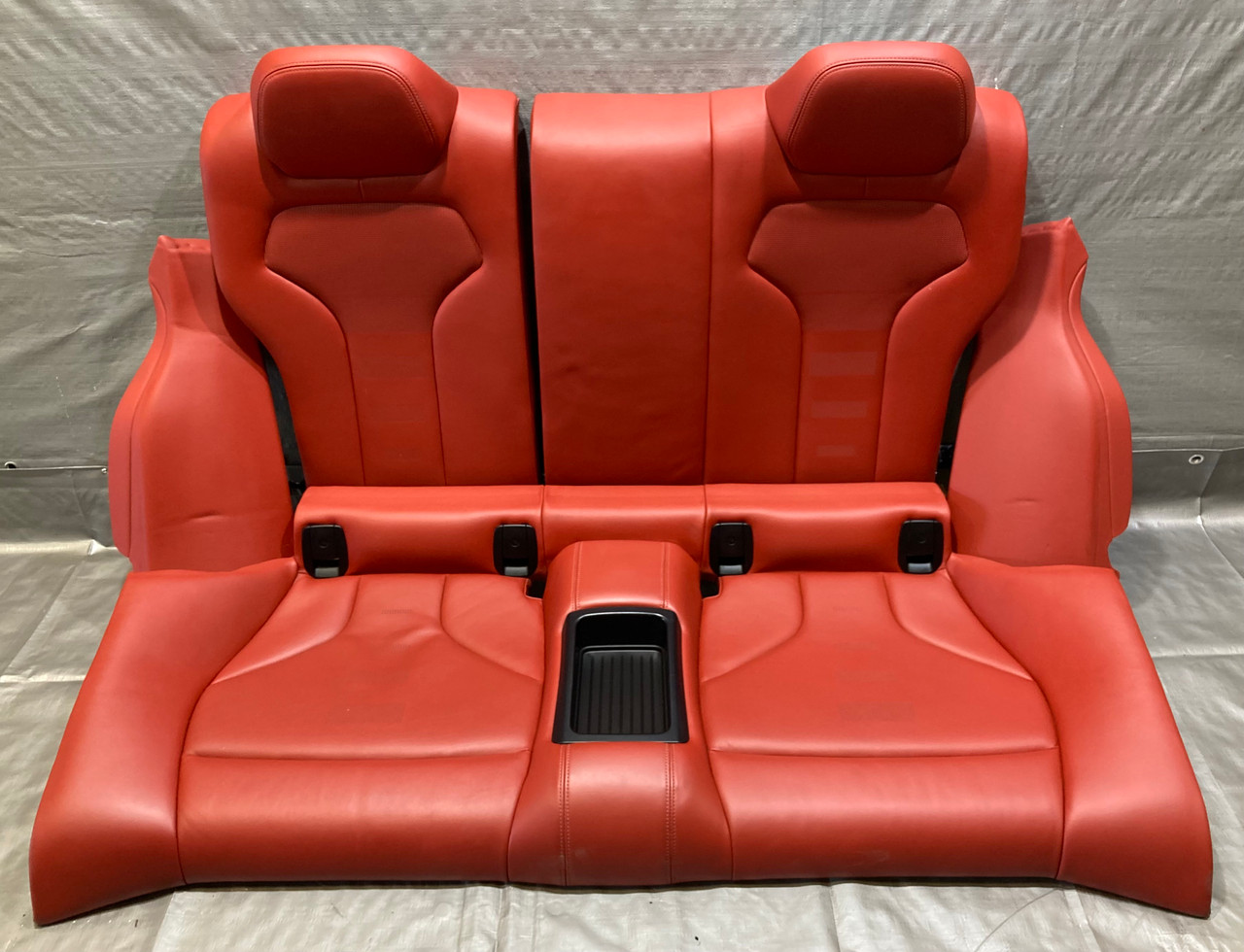 2015-2020 F82 BMW M4 Coupe Rear Seat Set / Sakhir Orange