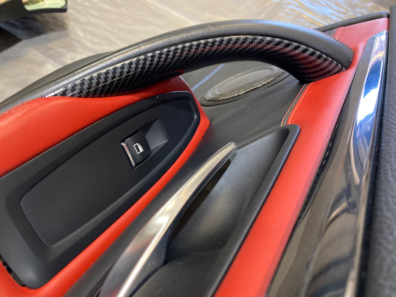 2015-2019 F82 F83 BMW M4 Interior Door Panels / Pair / Sakhir