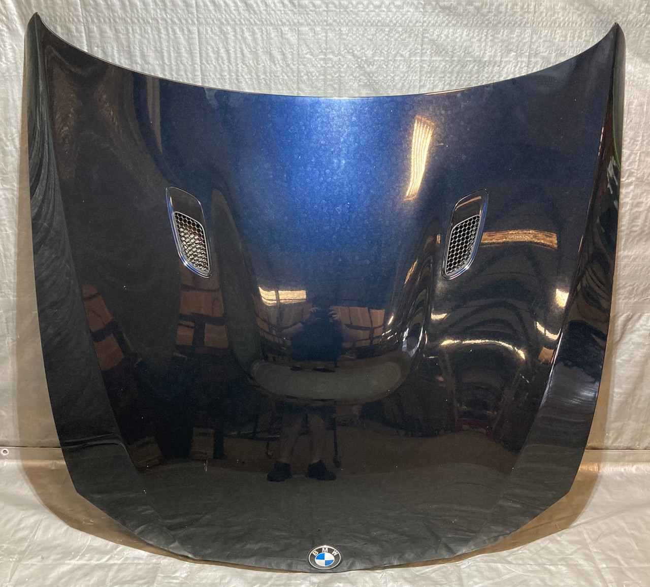 2008-2011 E92 BMW M3 OEM Hood Panel w/ Vents / Jerez Black Metallic E9M05