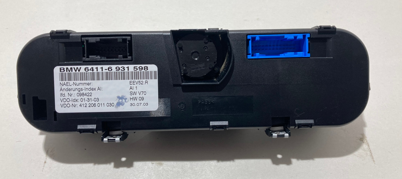 2003-2005 E85 BMW Z4 Automatic Climate Control Module