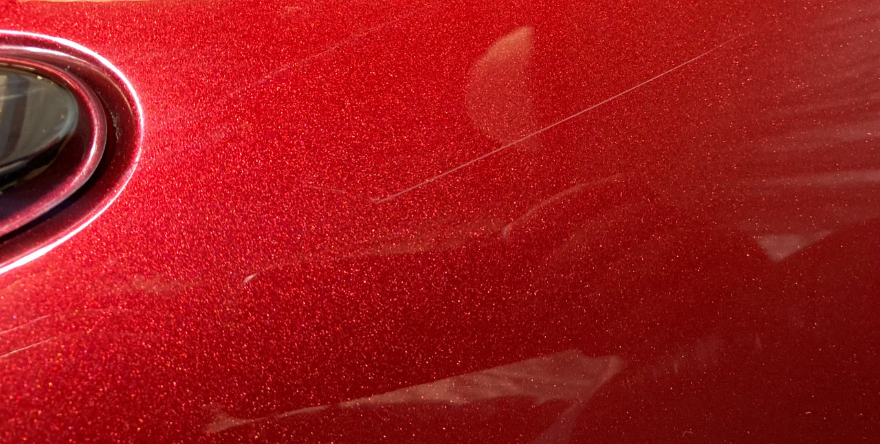 2006-2009 Pontiac Solstice Driver Door Assembly / Wicked (ruby red
