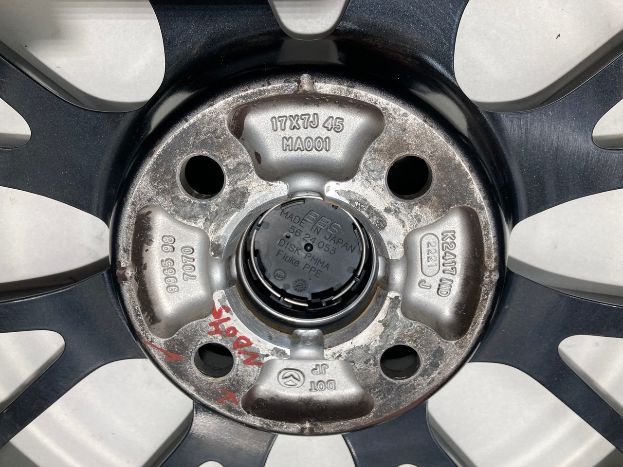 Damaged* 2016-2023 Mazda Mx5 Miata BBS Wheel Rim / 17x7