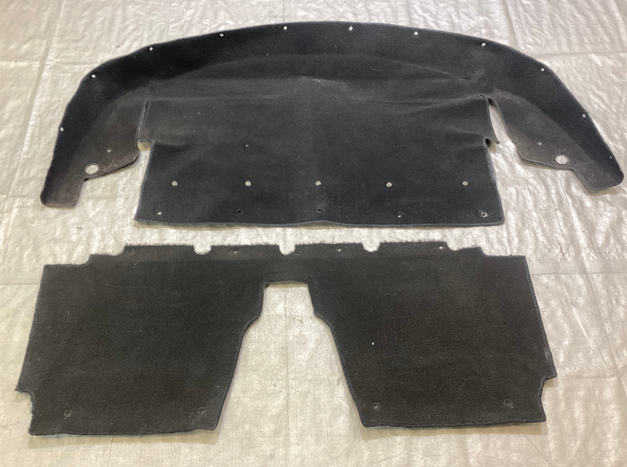 カーナビ mutukera 1990-1997 Mazda Miata Rear Parcel / Firewall Carpet Set / Black