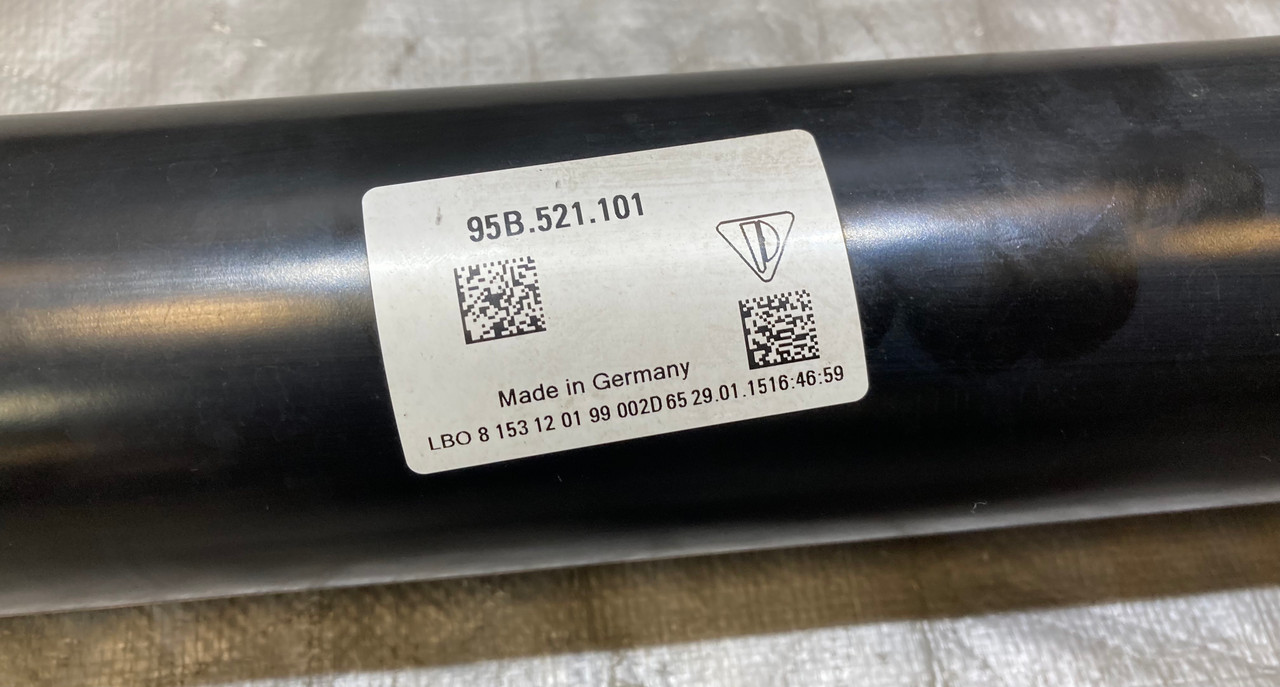 2015-2018 Porsche Macan S GTS Turbo Drive Shaft Assembly w/ U