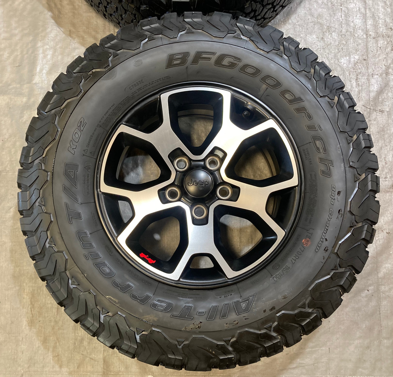 2018-2024 Jeep JL Wrangler JT Gladiator Rubicon 17x7.5