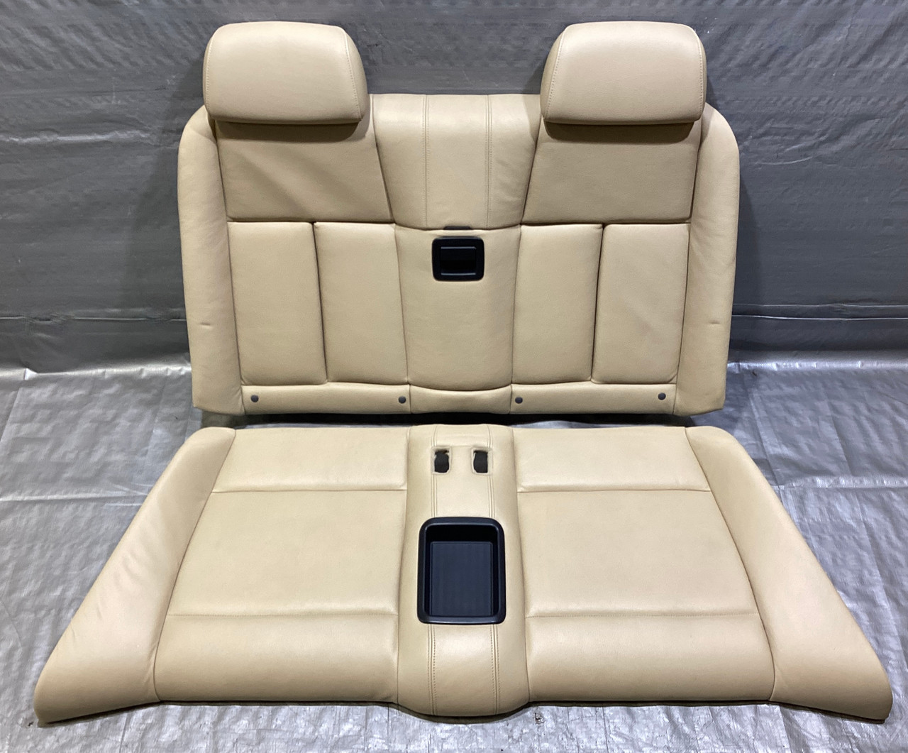 2012-2013 BMW 128i 135i Convertible Rear Seat Set / Savannah Beige