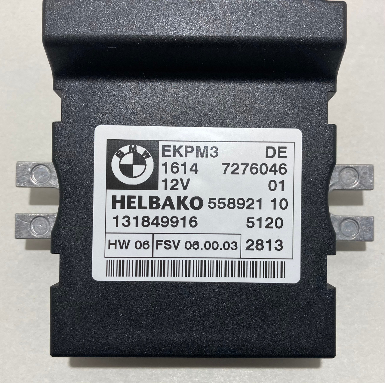 2008-2013 BMW 128i 135i Fuel Pump Relay Module / OEM / 16147276046