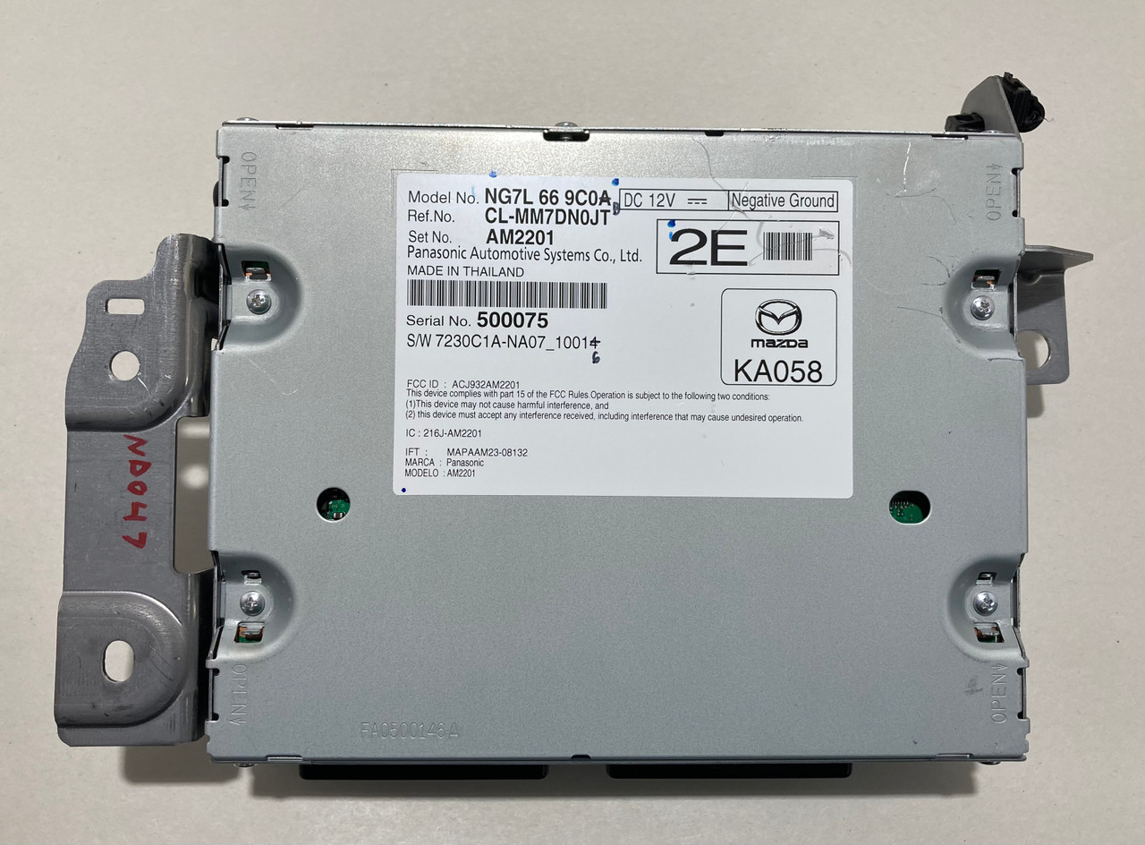2024 Mazda Mx5 Miata Radio Head Unit Receiver Module / NG7L669C0A
