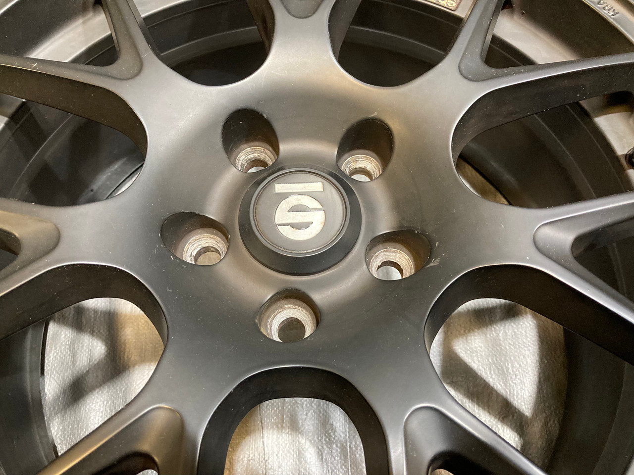 DAMAGED* Set of 4 Sparco Pro Corsa Wheels Rims w/ Tires / 18x8