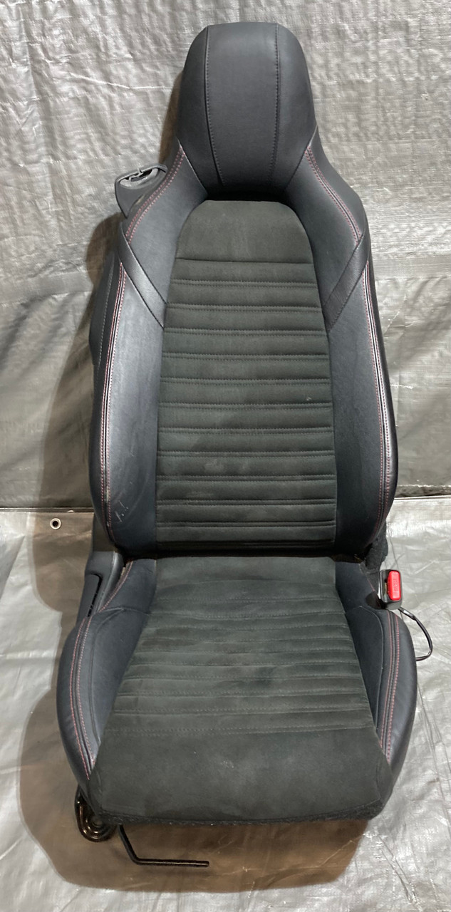 2017-2020 Fiat 124 Spider Abarth Sport Black Leather / Microfiber