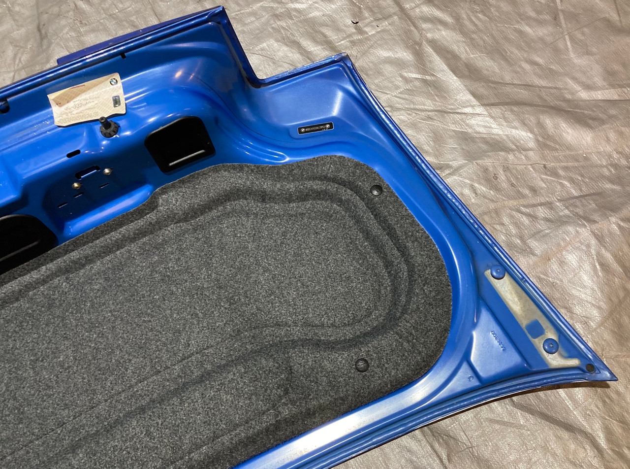 1998-2002 BMW Z3 M Roadster Trunk Lid Panel w/ Trim / Third Brake