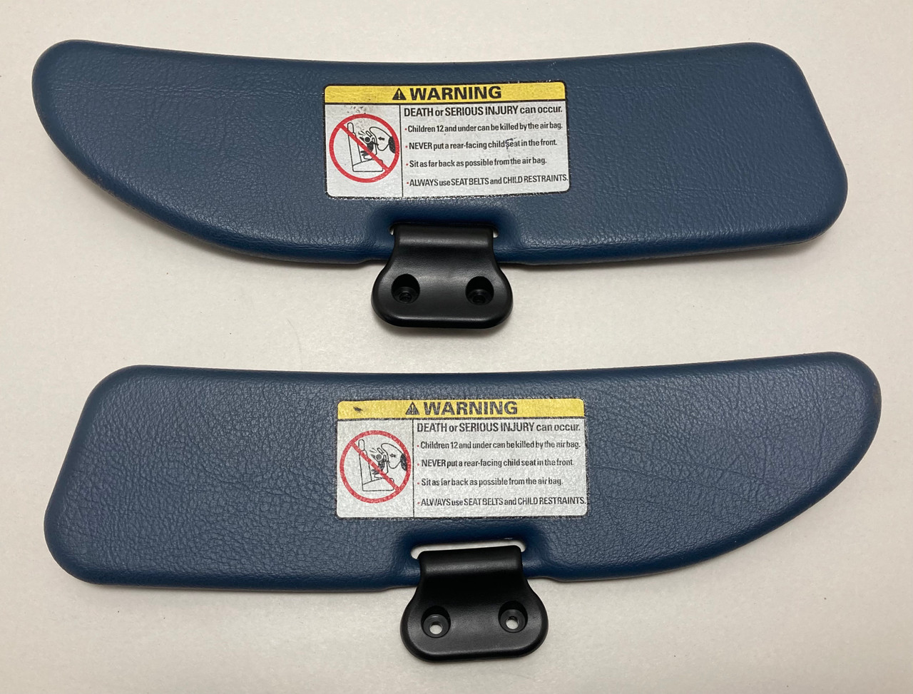 1998-2002 BMW Z3 M Roadster Sun Visors / Estoril Blue Leather