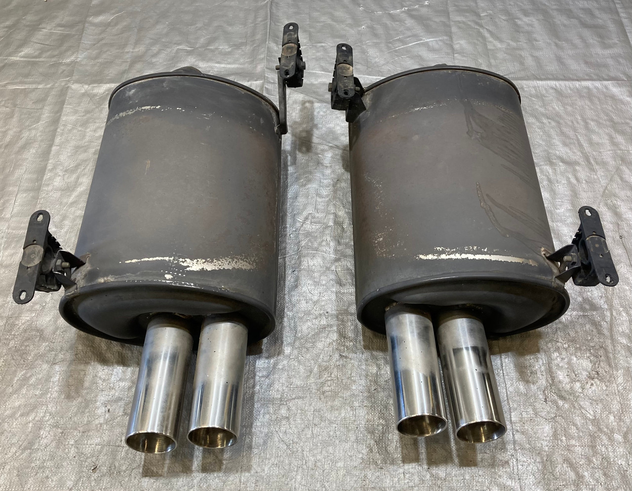 1998-2002 BMW Z3 M Roadster M Coupe OEM Exhaust Mufflers / Pair