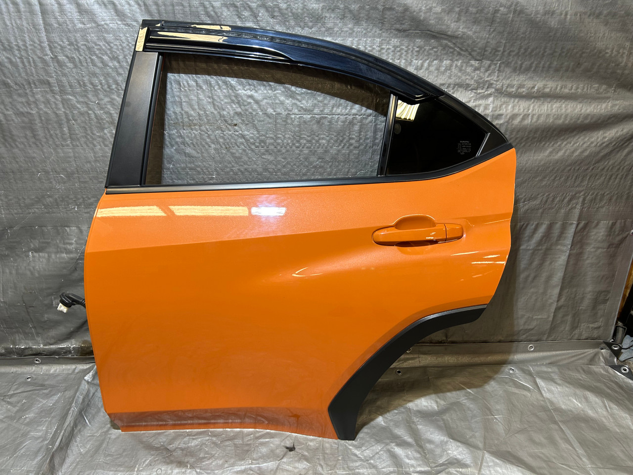 2022-2024 Subaru WRX Driver Rear Door Assembly / Solar Orange