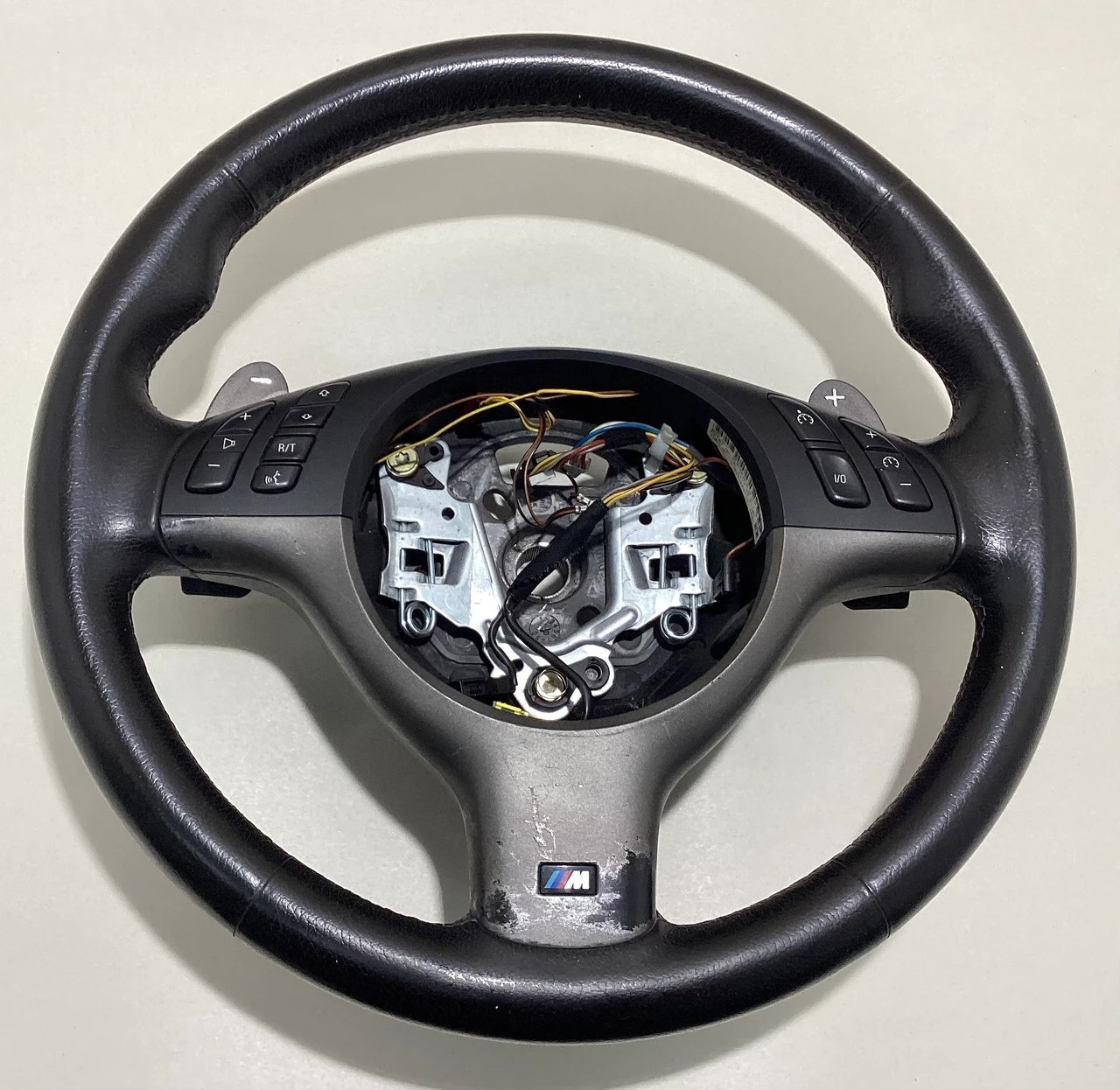 2001-2006 E46 BMW M3 M Sport Leather Steering Wheel / SMG Automatic / M3018