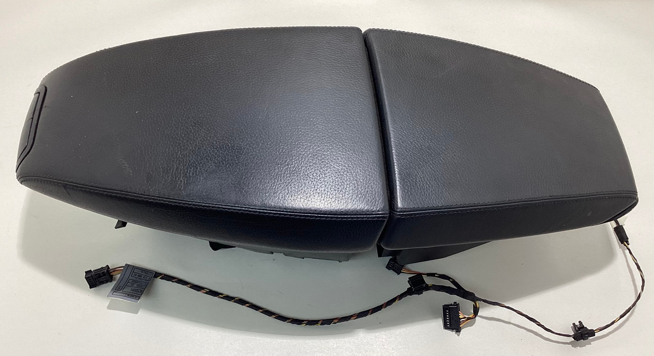 2006-2009 E63 E64 BMW M6 Center Console Lid / Black Leather / M6005
