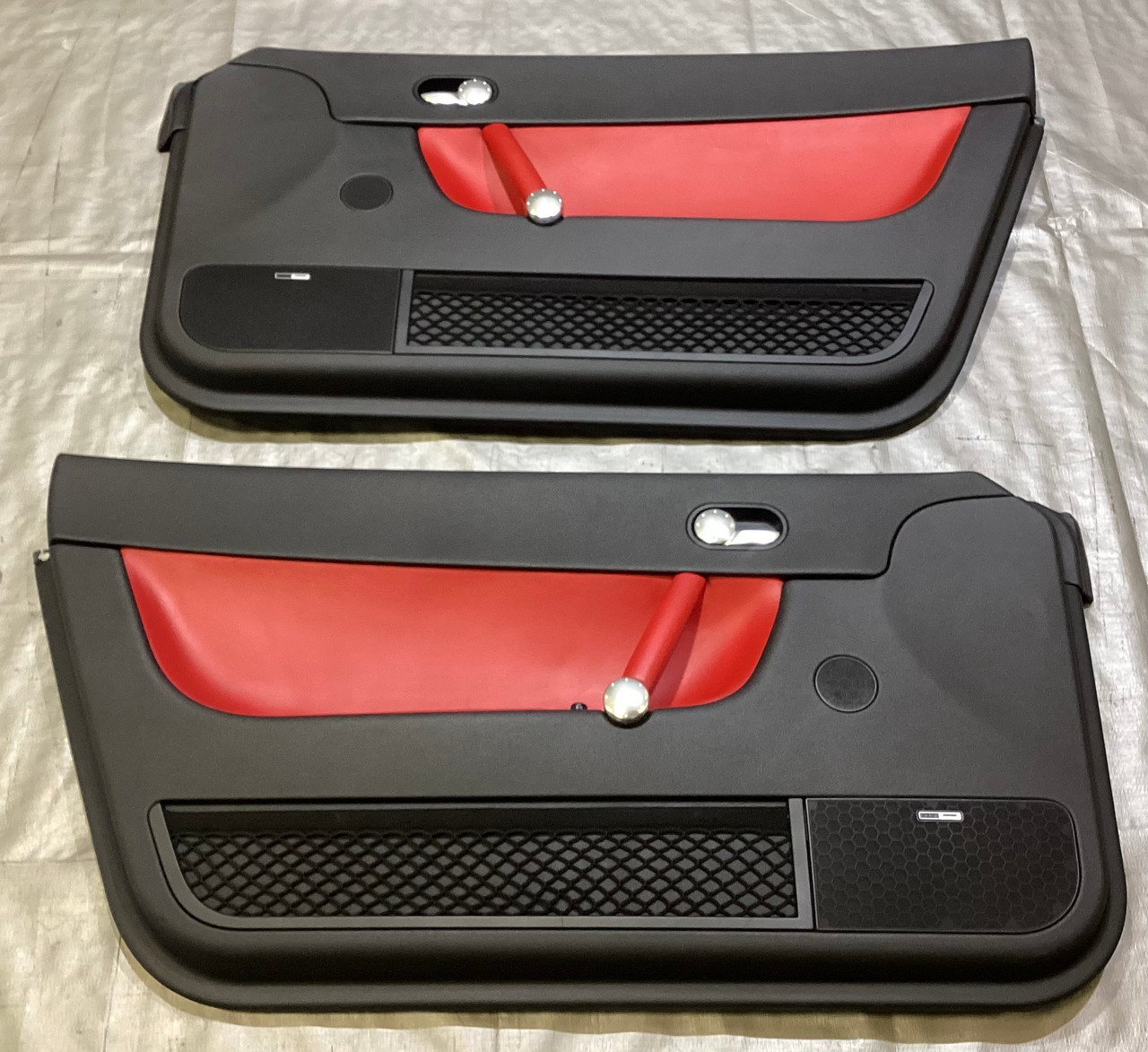 2002 Audi TT ALMS Edition Brilliant Red Leather Interior Door