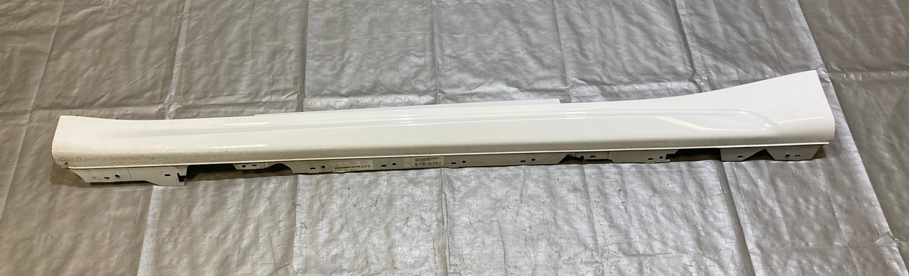2016-2021 F87 BMW M2 Driver Side Skirt Rocker Panel / Alpine White B2008