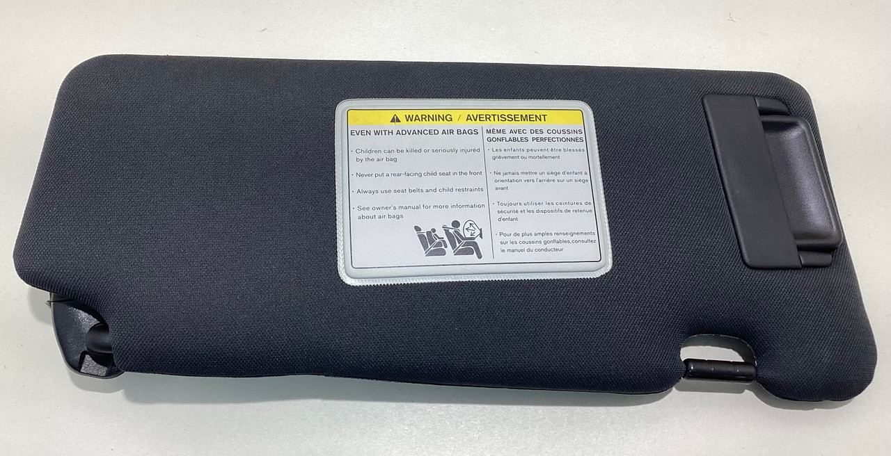 2009-2020 Nissan 370Z Coupe Interior Sun Visors / Pair / Black