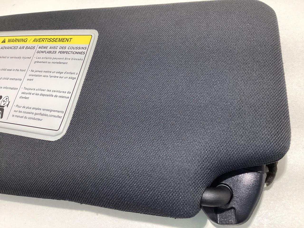 2009-2020 Nissan 370Z Coupe Interior Sun Visors / Pair / Black