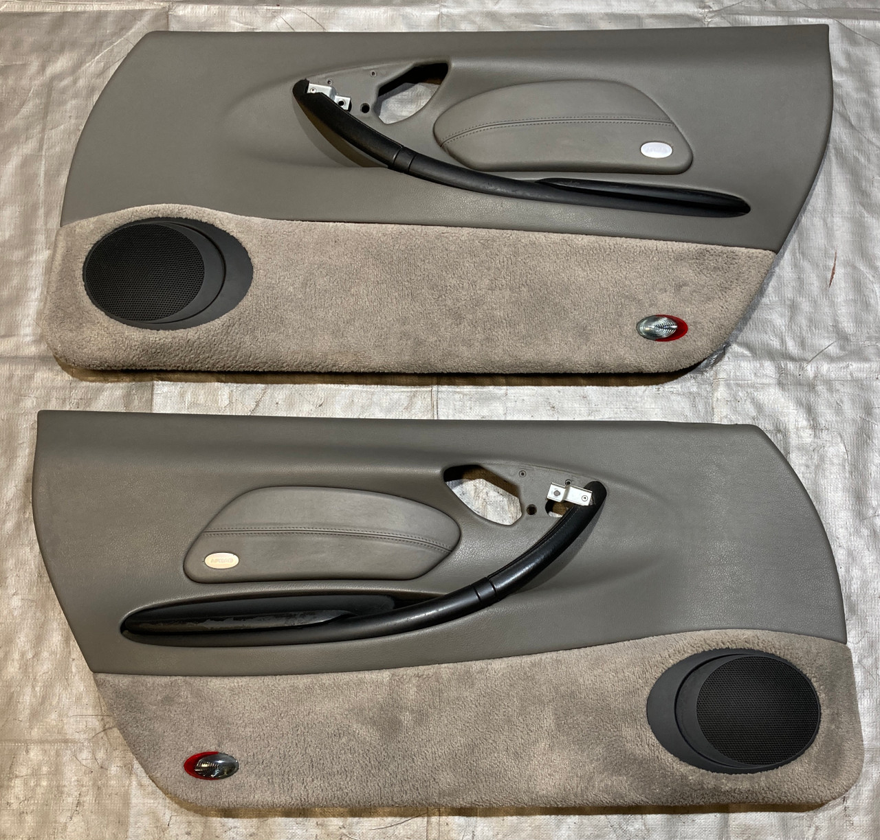1999-2004 Porsche 986 Boxster Interior Door Panels / Graphite Gray