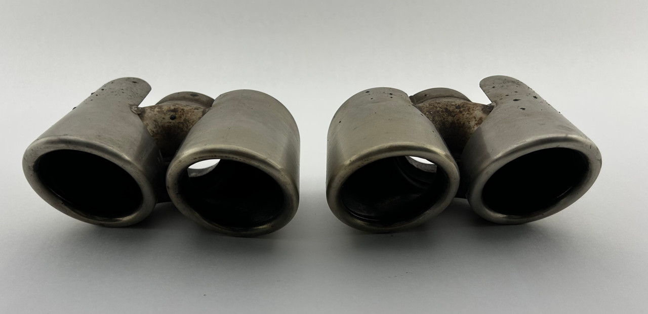 P助　704530 2005-2008 Porsche 997 911 Carrera S Dual Stainless Exhaust Tips