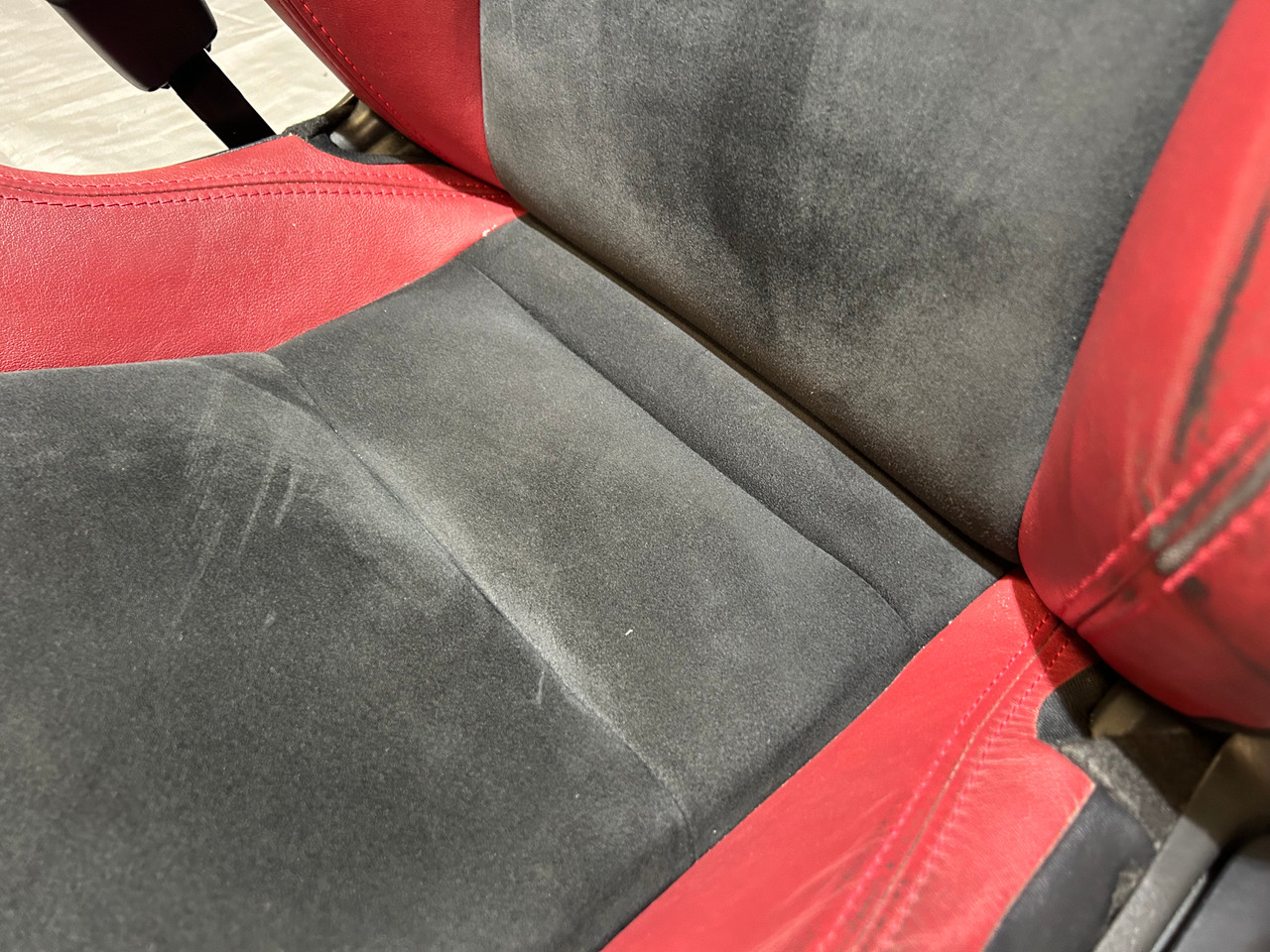 2018 Subaru BRZ TS Driver Side Seat Assembly / Red Leather / FB050