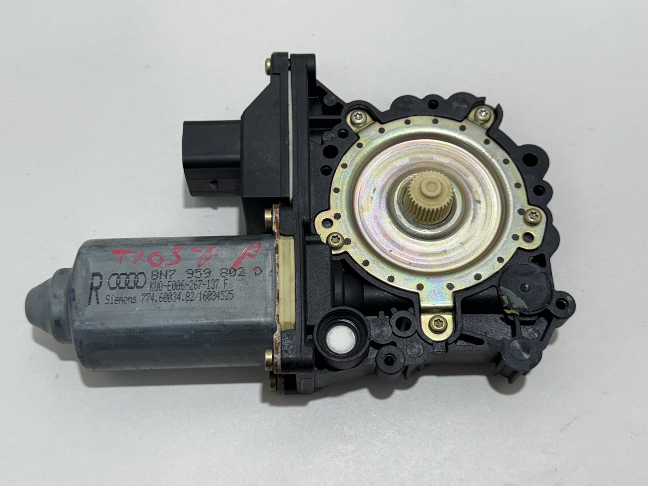 2001-2006 Audi TT Convertible Passenger Side Window Motor / OEM