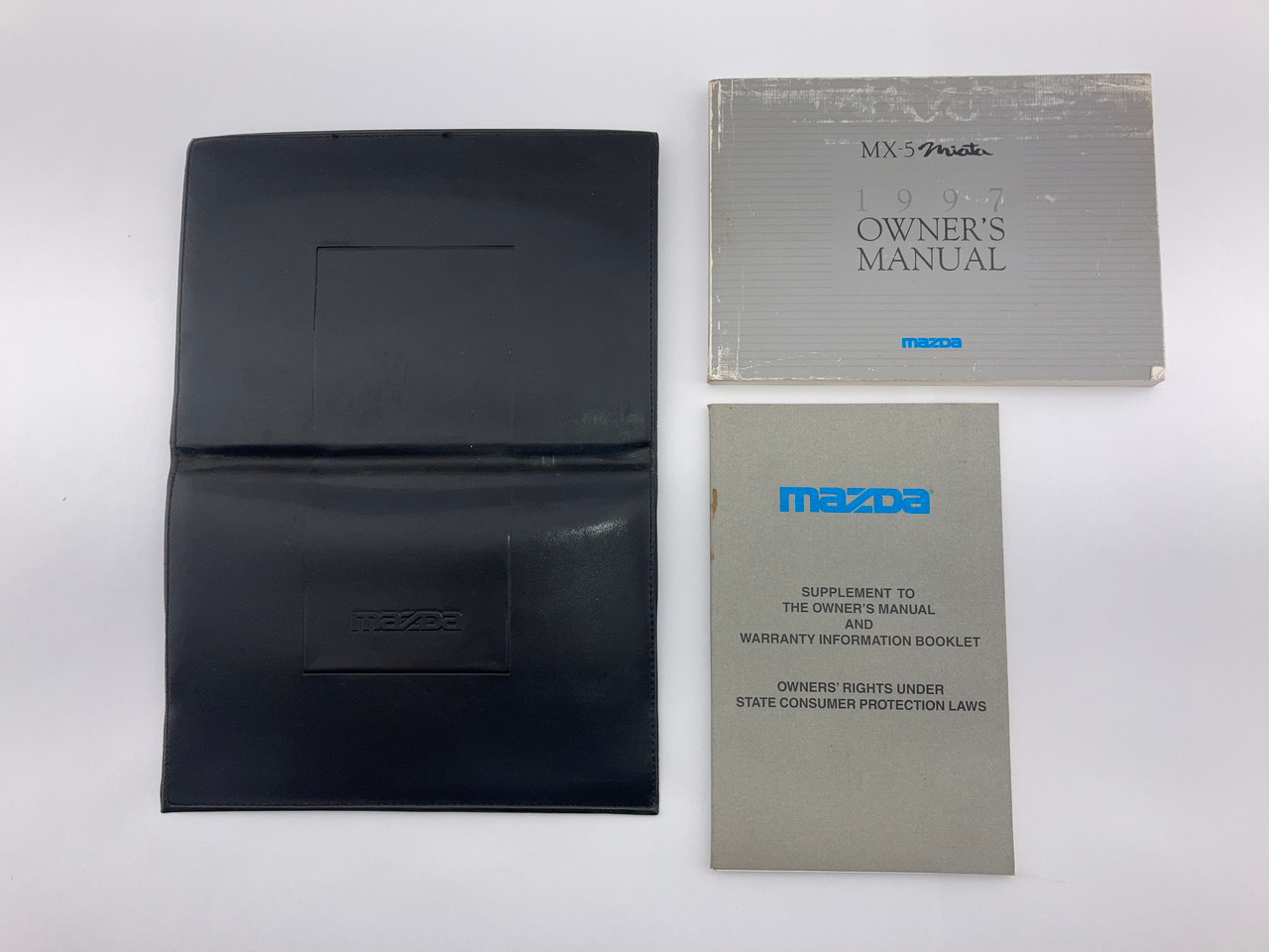 1997 Mazda Miata Factory Owner's Manual w/ Case / NA107 - Redline