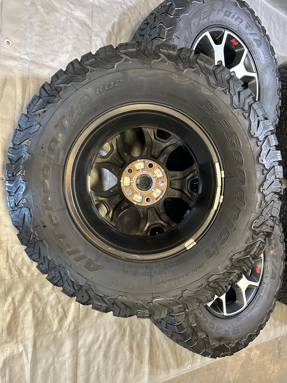 2018-2024 Jeep JL Wrangler JT Gladiator Rubicon 17x7.5